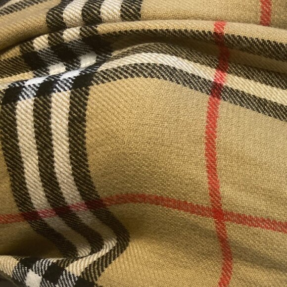 Plaid Reversible Oversized Scarf Old Money Quiet Luxury Academia Heritage Preppy - Picture 5 of 6